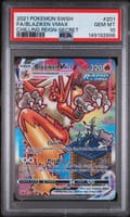 2021 Pokemon Sword & Shield Chilling Reign Full Art / Blaziken Vmax Secret #201 PSA 10