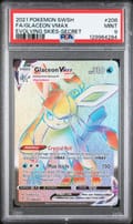 2021 Pokemon Sword & Shield Evolving Skies Fa / Glaceon Vmax Evolving Skies-Secret #208 PSA 9