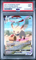 2021 Pokemon Sword & Shield Evolving Skies Fa/Leafeon Vmax Evolving Skies-Secret #205 PSA 9