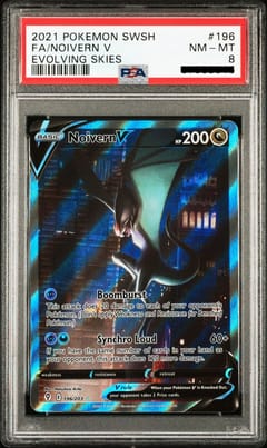 2021 Pokemon Sword & Shield: Evolving Skies Noivern V Alternate Full Art #196 PSA 8