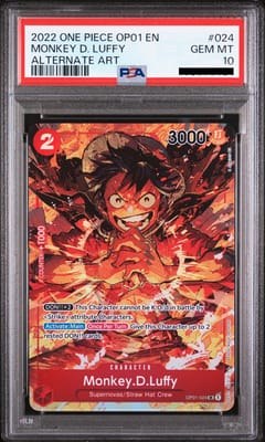 2022 One Piece Op01-Romance Dawn #024 Monkey D. Luffy Alternate Art