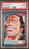 2022 One Piece Op01-Romance Dawn Crocodile Alternate Art #062 PSA 10