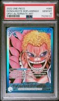 2022 One Piece Op01-Romance Dawn Donquixote Doflamingo Alternate Art #060 PSA 10