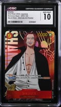2022 One Piece Romance Dawn (OP01) Japanese Shanks (Name in BG) Alt Art #OP01-120 CGC 10