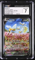 2022 Pokemon Astral Radiance Beedrill V Ultra Rare Holo #161/189 CGC 7