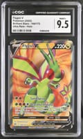 2022 Pokemon Brilliant Stars Flygon V Ultra Rare Holo #164/172 CGC 9.5