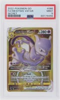 2022 Pokemon Go Fa/Mewtwo Vstar Secret #086 PSA 9