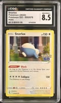 2022 Pokemon GO Snorlax Line Holo #055/078 CGC 8.5
