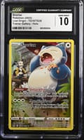 2022 Pokemon Lost Origin Snorlax Trainer Gallery Holo #TG10/TG30 CGC 10