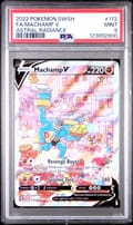 2022 Pokemon Sword & Shield Astral Radiance Fa / Machamp V Astral Radiance #172 PSA 9