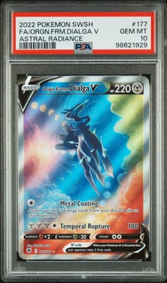 2022 Pokemon Sword & Shield Astral Radiance Fa / Orgn.frm.dialga V Astral Radiance #177 PSA 10