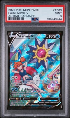 2022 Pokemon Sword & Shield Astral Radiance Fa / Starmie V Astral Radiance #TG13 PSA 9