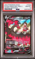 2022 Pokemon Sword & Shield Astral Radiance Full Art / Galarian Moltres V #TG20 PSA 10