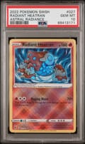 2022 Pokemon Sword & Shield Astral Radiance Radiant Heatran Astral Radiance #027 PSA 10