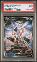 2022 Pokemon Sword & Shield Brilliant Stars Full Art / Arceus V #166 PSA 9