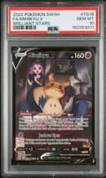 2022 Pokemon Sword & Shield Brilliant Stars Full Art / Mimikyu V #TG16 PSA 10