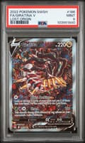 2022 Pokemon Sword & Shield Lost Origin Full Art / Giratina V #186 PSA 9
