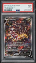 2022 Pokemon Sword & Shield Lost Origin Full Art / Giratina V #186 PSA 9