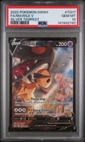 2022 Pokemon Sword & Shield Silver Tempest Full Art / Mawile V #TG17 PSA 10