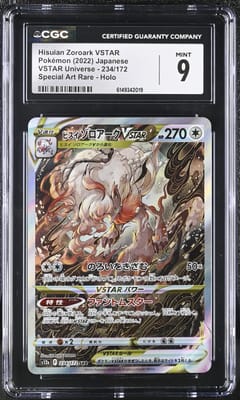 2022 Pokemon VSTAR Universe Japanese Hisuian Zoroark VSTAR Special Art Rare Holo #234/172 CGC 9