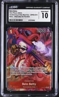 2023 One Piece Awakening of the New Era (OP05) Belo Betty (Borderless) Alt Art #OP05-015 CGC 10