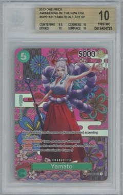 2023 One Piece Awakening of the New Era Yamato ALT ART SP #OP01121 BGS 10  Pristine