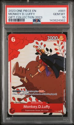 2023 One Piece Gift Collection 2023 Monkey D. Luffy #001 PSA 10