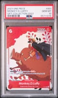 2023 One Piece Gift Collection 2023 Monkey D. Luffy Gift Collection 2023 #001 PSA 10