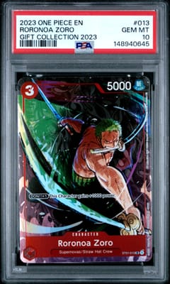 2023 One Piece Gift Collection 2023 Roronoa Zoro #013 PSA 10