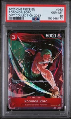 2023 One Piece Gift Collection 2023 Roronoa Zoro #013 PSA 10