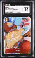 2023 One Piece Gift Collection (Foil) Franky #OP01-021 CGC 10
