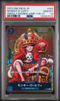 2023 One Piece Japanese Promos Monkey D. Luffy Weekly Shonen Jump-Issue 36-37 #043 PSA 10