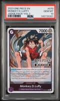 2023 One Piece Judge Pack Volume 2 Monkey D. Luffy #070 PSA 10