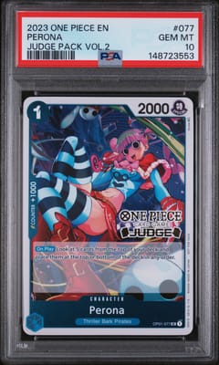 2023 One Piece Judge Pack Volume 2 Perona #077 PSA 10