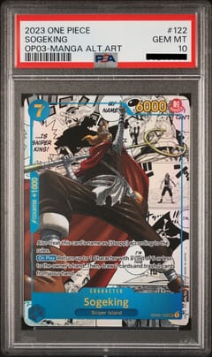 2023 One Piece Op03-Pillars of Strength #122 Sogeking Manga Alternate Art