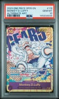2023 One Piece Op05-Awakening of the New Era Monkey D. Luffy Alternate Art #119 PSA 10