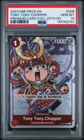 2023 One Piece Premium Card Collection 25th Edition Tony Tony Chopper #006 PSA 10