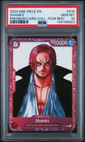 2023 One Piece Premium Card Collection -One Piece Film Red- Shanks #016 PSA 10