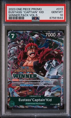 2023 One Piece Promos Eustass "captain" Kid Winner Pack Vol.5 #013 PSA 10