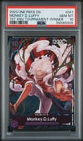 2023 One Piece Promos Monkey D. Luffy 1st Anniversary Tournament-Winner #041 PSA 10