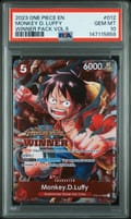 2023 One Piece Promos Monkey D. Luffy Winner Pack Vol.5 #012 PSA 10