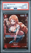 2023 One Piece Promos Nami Tournament Pack Vol.3-Winner #007 PSA 10