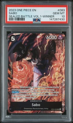 2023 One Piece Promos Sabo Sealed Battle Vol.1-Winner #083 PSA 10