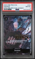 2023 One Piece Promos Smoker Op02 Pre-Release-Winner #025 PSA 8