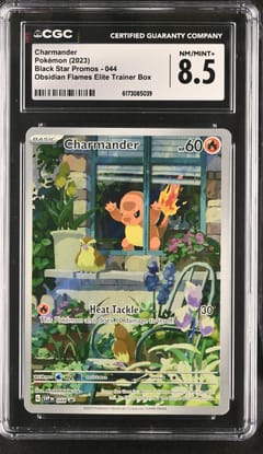 2023 Pokemon Black Star Promos - Scarlet & Violet SVPEN Charmander Obsidian Flames Elite Trainer Box (Holo) #044 CGC 8.5
