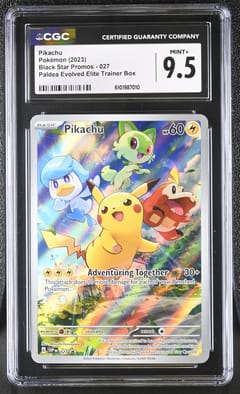 2023 Pokemon Black Star Promos - Scarlet & Violet SVPEN Pikachu Paldea Evolved Elite Trainer Box (Holo) #027 CGC 9.5