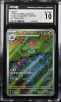 2023 Pokemon Card 151 - sv2a Japanese Ivysaur Art Rare Holo #167/165 CGC 10