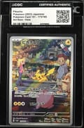 2023 Pokemon Card 151 - sv2a Japanese Pikachu Art Rare Holo #173/165 CGC AUTH