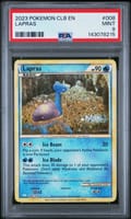 2023 Pokemon Clb-Trading Card Game Classic Blastoise & Suicune Ex Deck Lapras #008 PSA 9