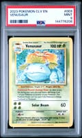 2023 Pokemon CLV-Trading Card Game Classic Venusaur & Lugia Ex Deck Venusaur #003 PSA 9